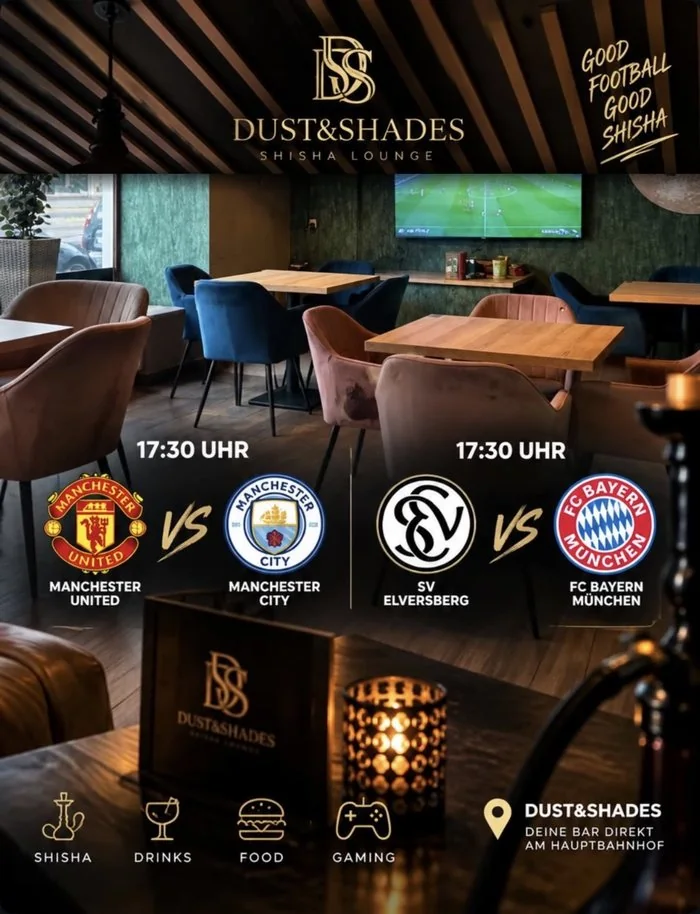 Fußballabende bei Dust & Shades